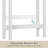 Germell Manufactured Wood Freestanding Glass Door Over the Toilet Storage-1061915932