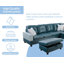 Canapé modulaire rembourré en L avec repose-pieds 3 pièces Erynne-575160879-575160876