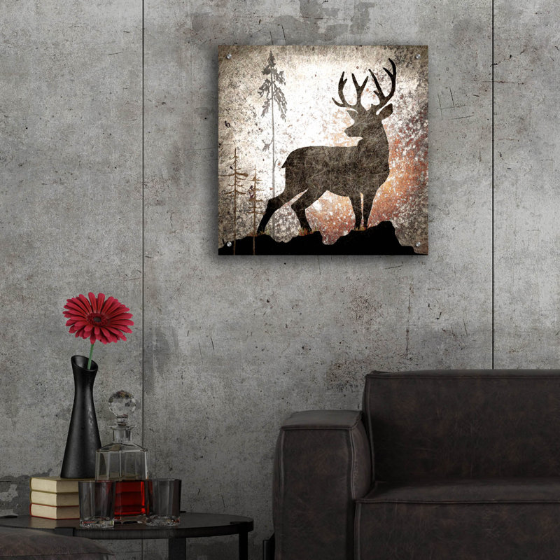 «Calling Deer» par Lightbox Journal, H 24 po x l 24 po x P 0,2 po