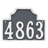 Beckford 1-Line Wall Address Plaque