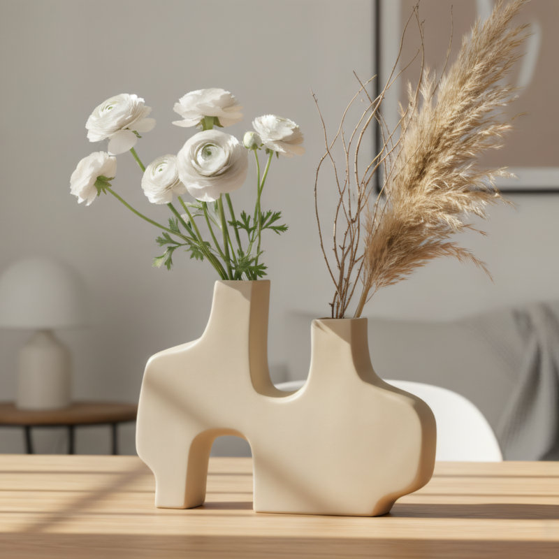 Vase Eleanor, Beige