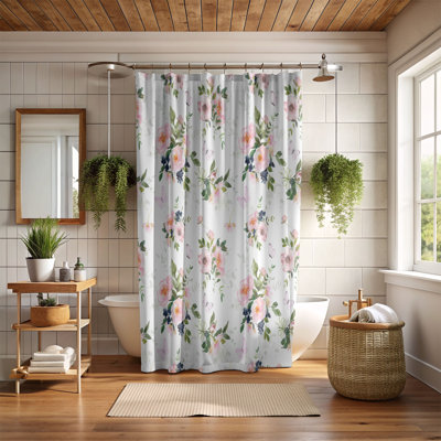 Motif de rideau de douche Love