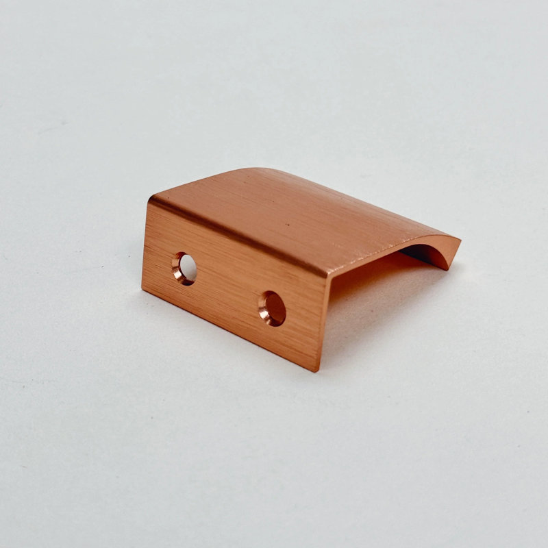 Edge 3/4" Center to Center Finger Pull, Copper