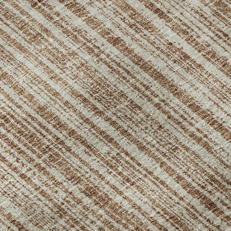 Premium Machine Washable Prisco Paprika Rug, Rectangle 5' x 7'6"