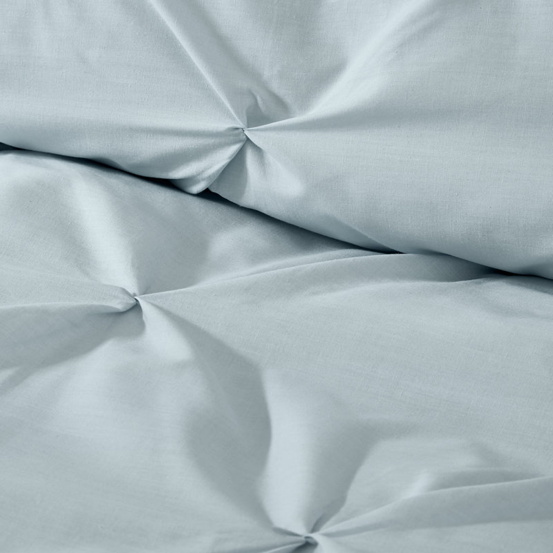 Roulf Polyester No Pattern Duvet Cover Set with Pillowcases Included, Super King Duvet Cover + 2 Standard Pillowcases