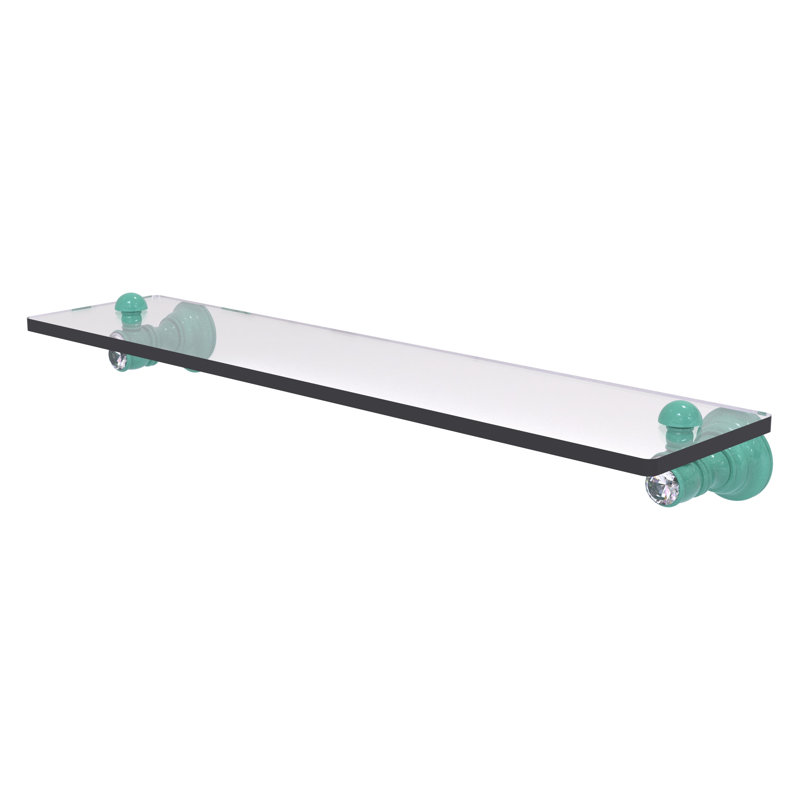 Tablette flottante Carolina, H 2,4 po x l 22 po x P 5,54 po, Vert écume de mer