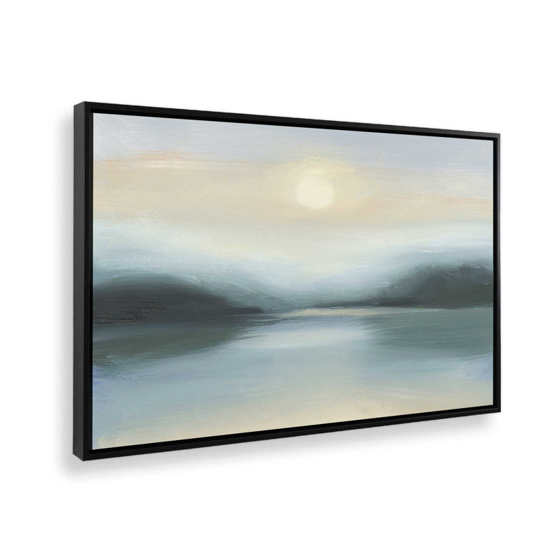 «Last Sunset of Spring II» par Ethan Harper, reproduction d'art sur toile, H 12 po x l 16 po, Noir