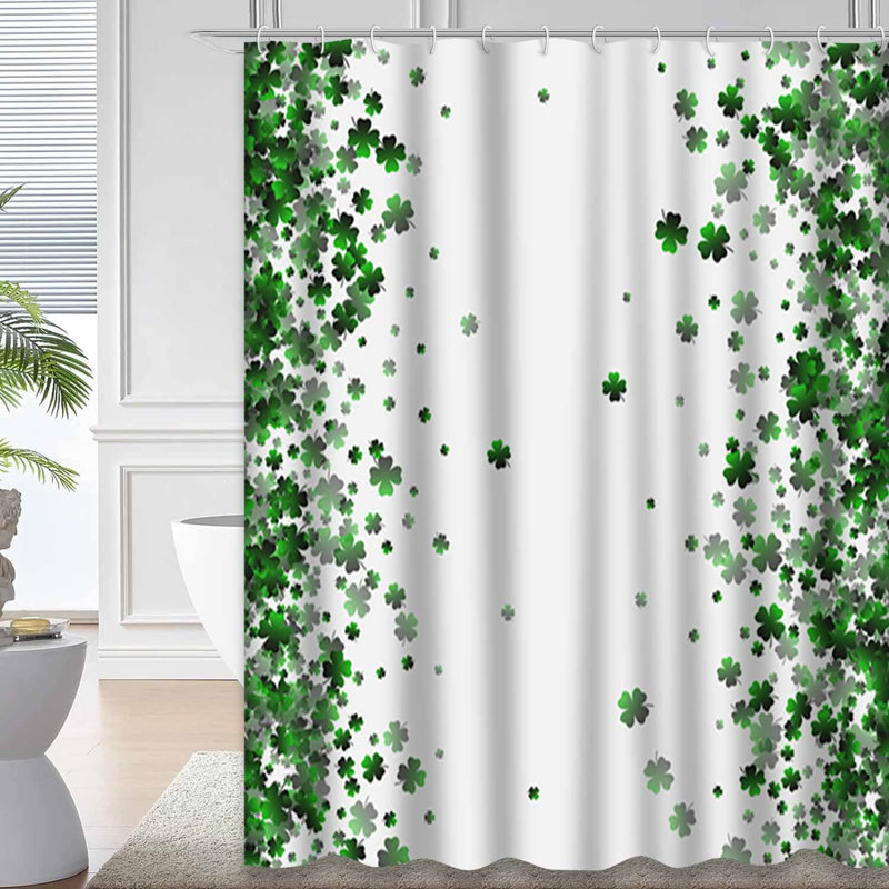 Rideau de douche Clover Confetti, L 72 po x l 72 po