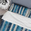 Ensemble de housse de couette Sparkling Blue Silver Stripes II - Glam-109174028