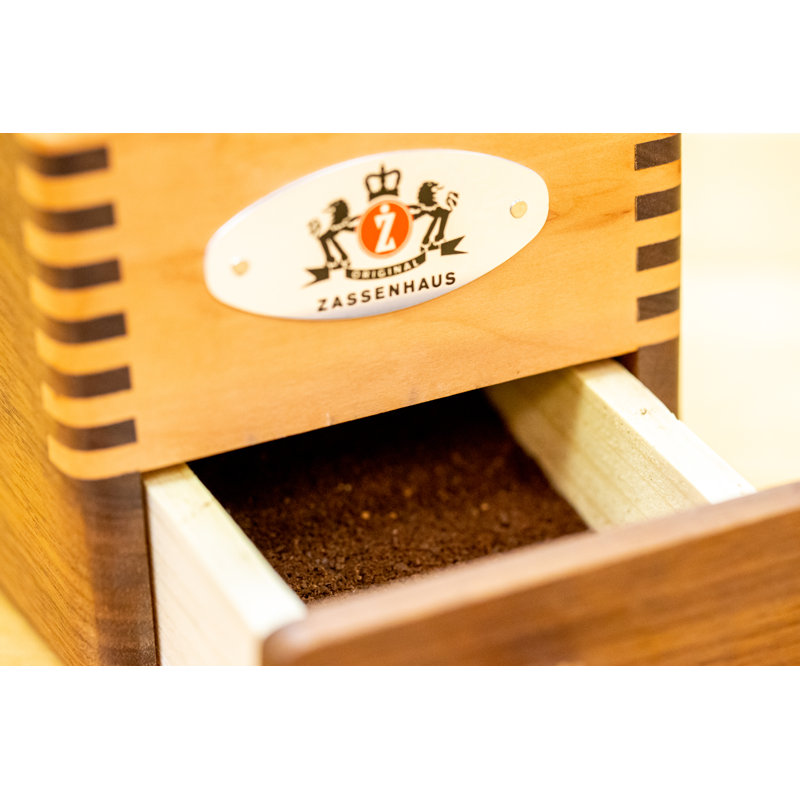 Zassenhaus Montevideo Wood Manual Burr Coffee Grinder