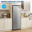 7 pieds cubes Pi. Congélateur vertical autoportant, congélateur vertical de grande capacité pour la maison, la cuisine ou le sous-sol avec fabrication en métal