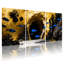 Ensemble de 3 impressions sur toile, "Underwater Cave" avec poisson bleu et corail-1245945861
