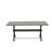 5 Piece Dining Room Furniture Set Includes a Rectangle Dining Table with X-Legs and 4 Black Color Linen Fabric Upholstered Chairs, Wire brushed Black-1068347872
