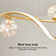 4-Light Led Linear Kitchen Island Lighting In Gold With Glass Globe Shade Dimmable