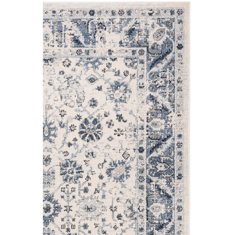 Jase Charleston Performance Oriental Rug, Square 6'7"