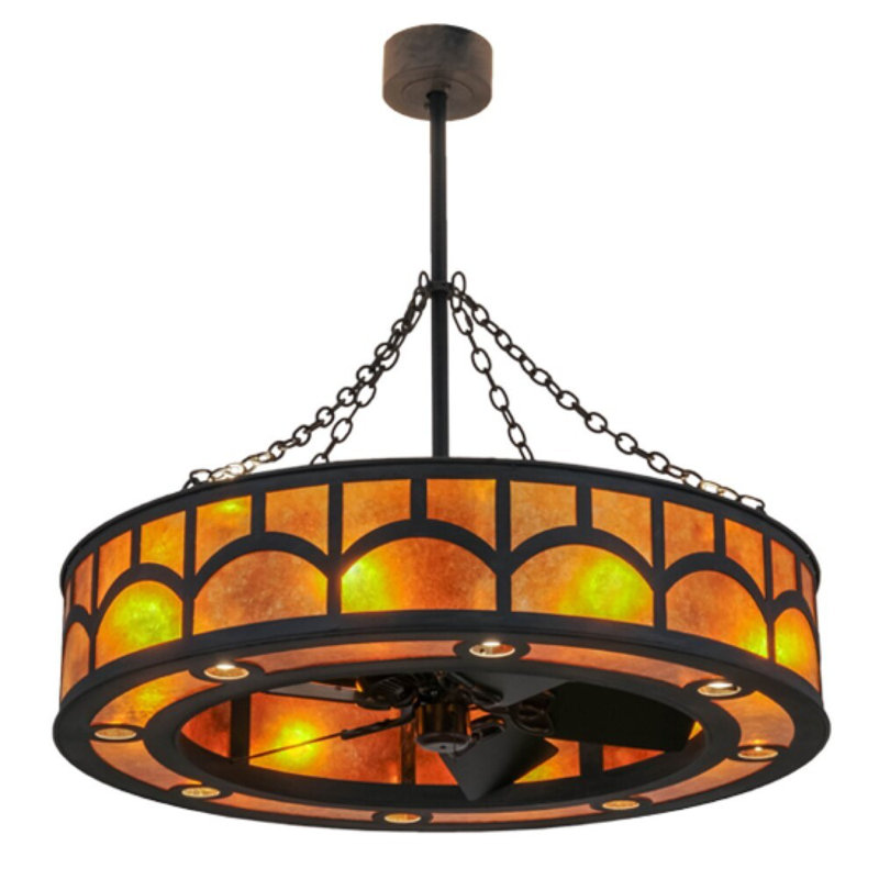 Mission Downrod Ceiling Fan