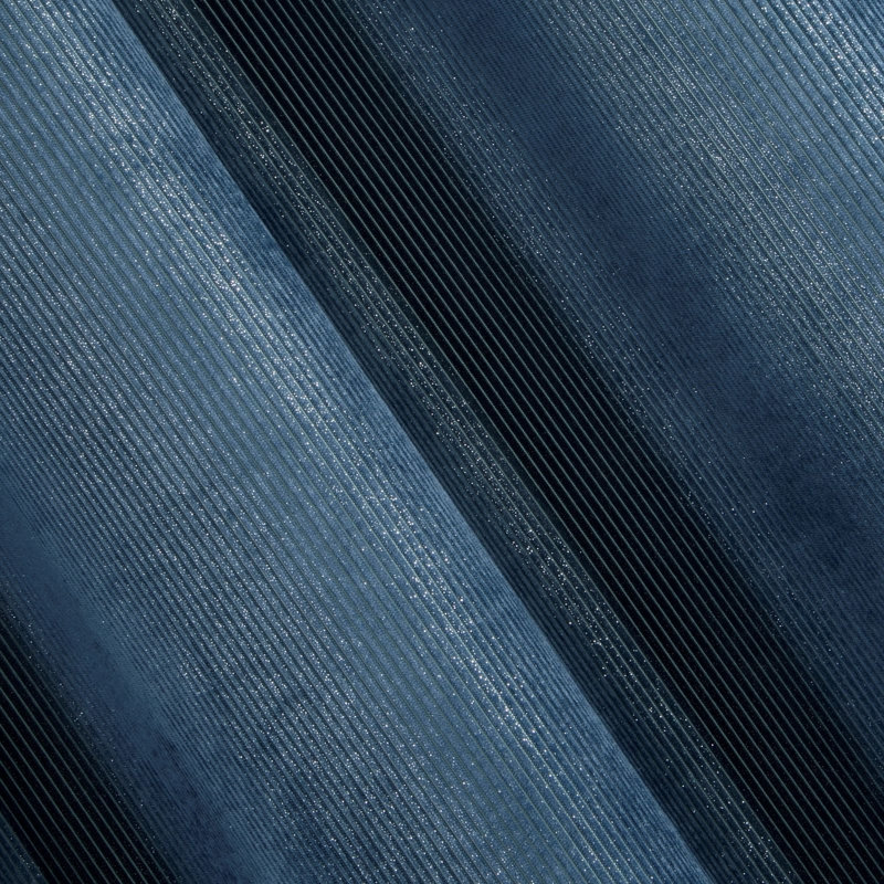 Gurucharan Blackout Curtains Single Panel, Marine