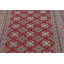 Vintage Bokhara Rug In Rich Red With Tan Geometric Patterns - Rug & Kilim