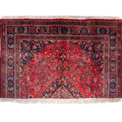One-of-a-Kind 6'3" X 10'2" 1970s Area Rug in