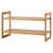 Lupe 12-Pair Bamboo Stackable Shoe Rack 