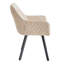 Linen Blend Upholstered Armchair-676442112-676442113-676442121