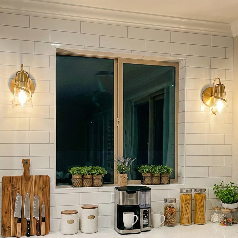 1 - Light Dimmable Armed Sconce