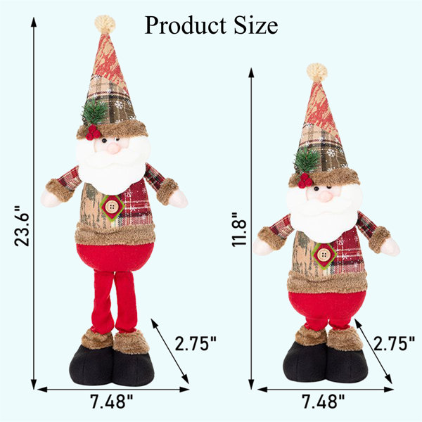 Cute Christmas Doll Santa Claus Doll Christmas Atmosphere Good Things  Christmas Snowman