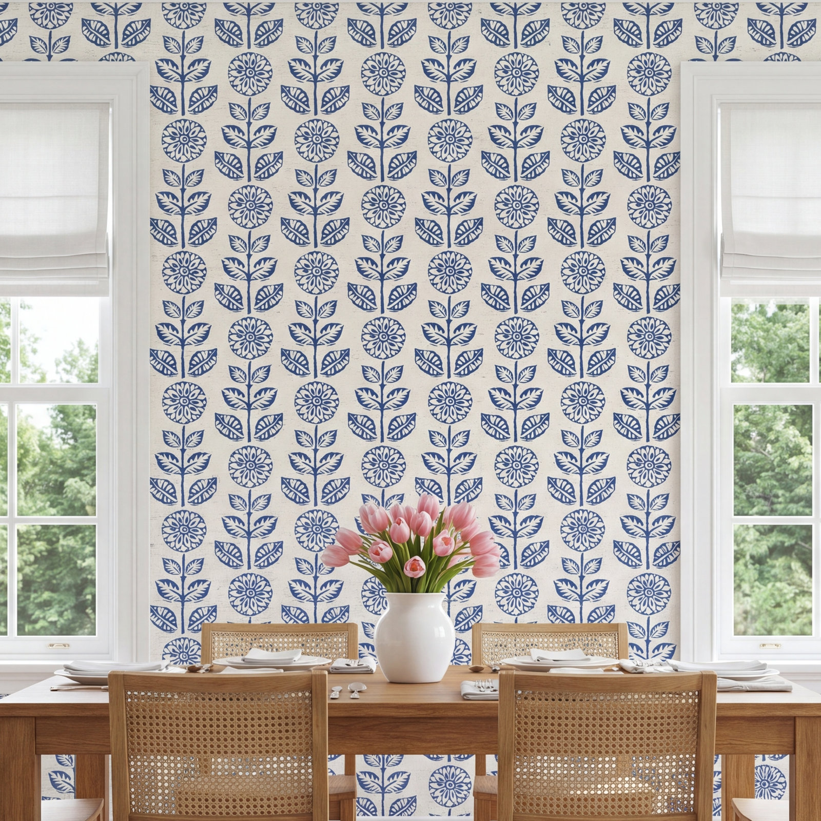 Sydney Wallpaper Roll, Navy