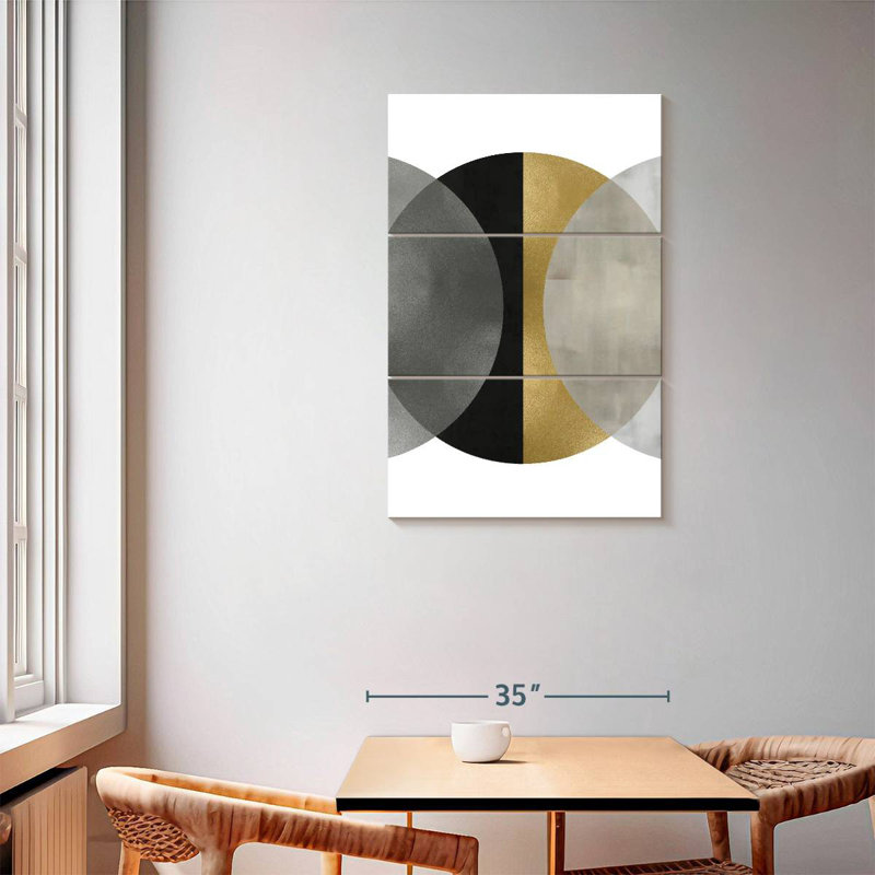 Avery Arc Intersect I, 57" H x 36" W
