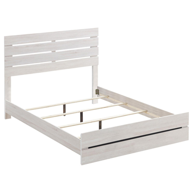Meunier Standard Bed, Coastal White, Queen
