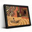 Art sur toile, figure sur un banc-133046788