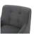 Christopher Knight Home® 25" W x 29.5" D x 30.5" H Charcoal Fabric Tufted Mid-Century Modern Arm Chair