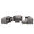 6 Piece Outdoor Conversation Set-976983763