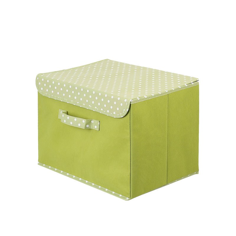 Rebrilliant Fabric Decorative Bin, Green