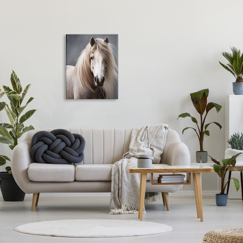 " Silky Haired Horse " Print, 30" H x 24" W x 1.5" D