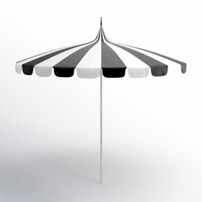 8.5' Two-Tone Canvas Pagoda Umbrella