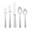 Amber Hill 65 Piece 18/10 Stainless Steel Flatware Set, Service for 12