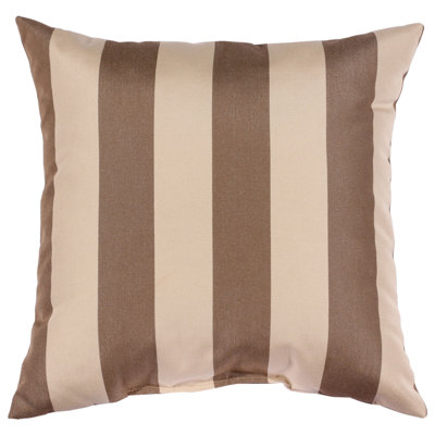 Sunbrella Outdoor Stripe 17" Square Throw Pillow
