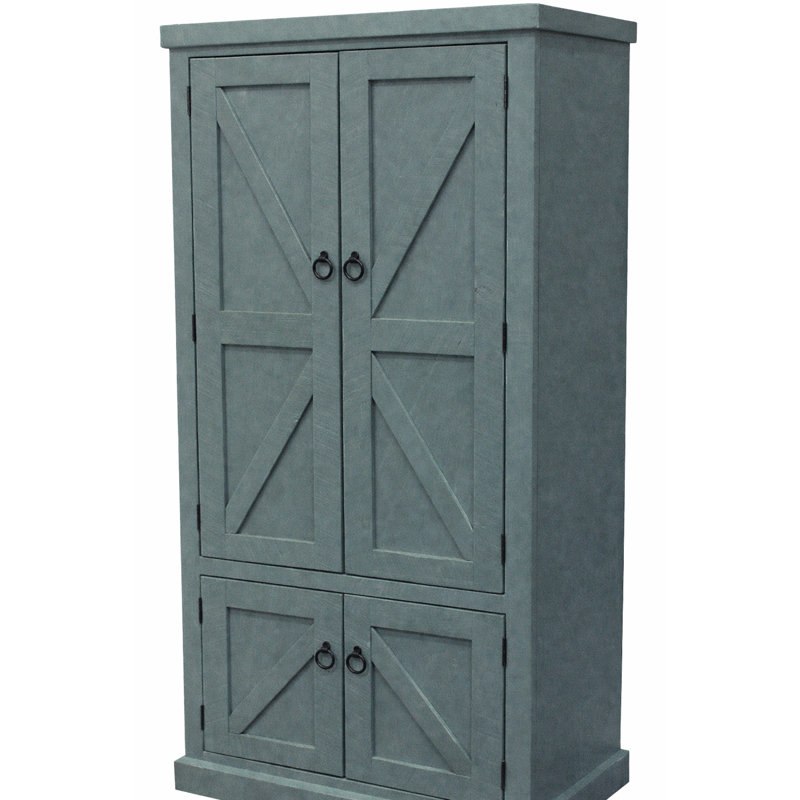 Garde-manger 75 po Blissfield, Bleu foncé