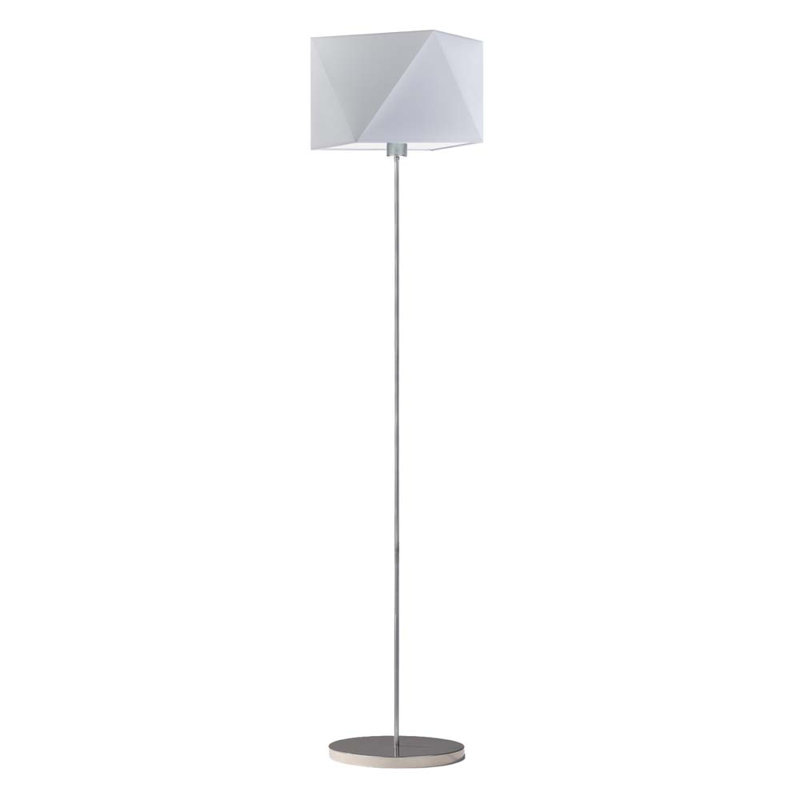 Ayanle 160cm Traditional Floor Lamp, Light Grey, Silver