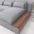 L-shaped Modular Sectional Sofa with Removable Back Cushions-101784550