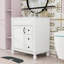 Meuble-lavabo avec 2 tiroirs et tablette réglable-799882199