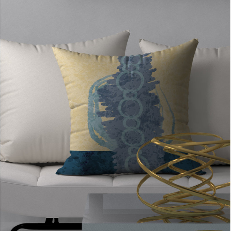 Housse de coussin carrée et insert Zuehlke, H 24 po x l 24 po