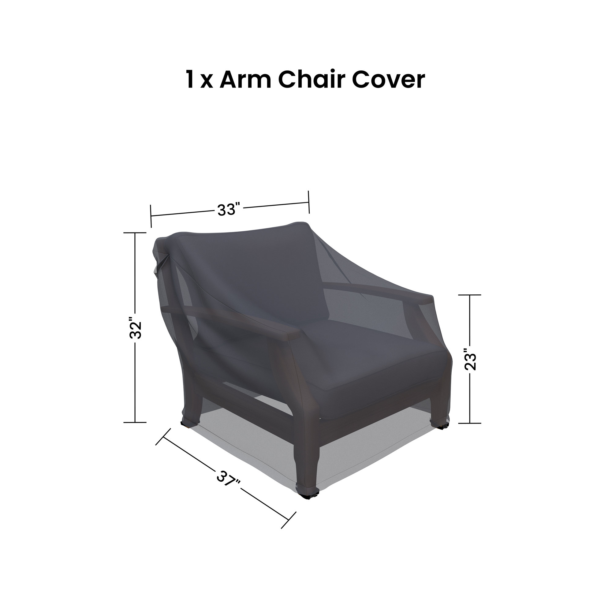 Clairmont Teakwood Outdoor Armchair Patio Cover