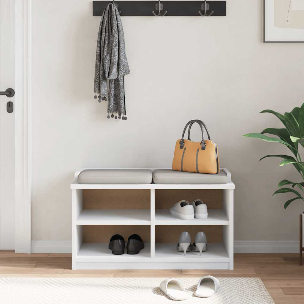 Hallway Bench SANDNES 87X40x50 Cm Solid Wood Pine