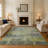 Premium Machine Washable Baford AMF1650 Abstract Rug-724403035