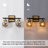 Cicel Dimmable Black Vanity Light with Mercury Glass-233338023