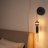 Modern Black & Gold Long Crystal Tube Wall Sconce – 3-color Led Wall Pendant Light With Bubble Crystal Shade
