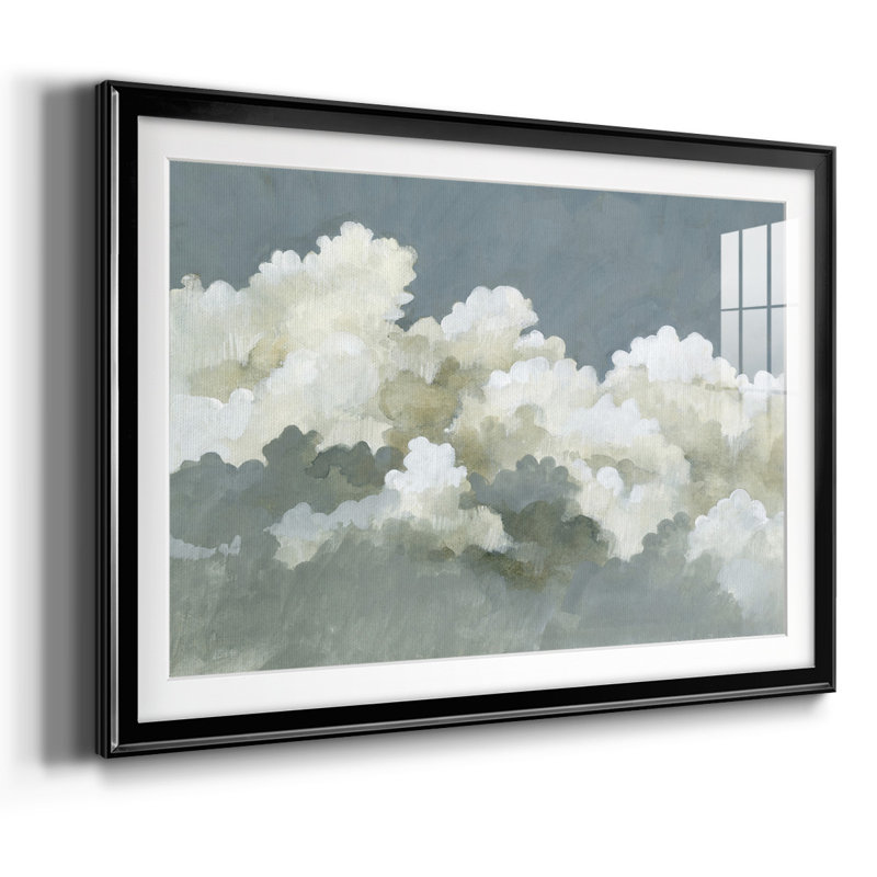 Grands nuages III, Noir, H 15 po x l 21 po x P 1,5 po