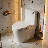 1.1/1.6 GPF Dual-Flush Elongated One-Piece Toilet with 16.14 in | Siphon Jet-124567329